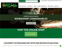 Tablet Screenshot of greenmachine.co.za